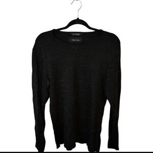 Wings + Horns Black Long Sleeve Top Size M